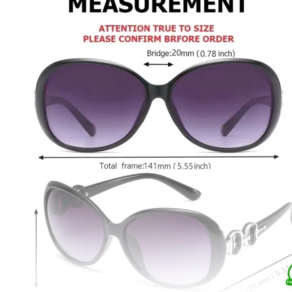 - Womens sunglasses vintage oversize frame. New - Picture 5 of 7